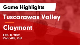 Tuscarawas Valley  vs Claymont  Game Highlights - Feb. 8, 2022