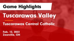 Tuscarawas Valley  vs Tuscarawas Central Catholic Game Highlights - Feb. 12, 2022