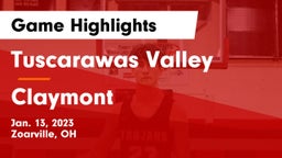 Tuscarawas Valley  vs Claymont  Game Highlights - Jan. 13, 2023