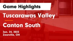 Tuscarawas Valley  vs Canton South  Game Highlights - Jan. 24, 2023
