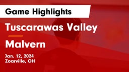 Tuscarawas Valley  vs Malvern  Game Highlights - Jan. 12, 2024