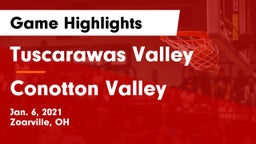Tuscarawas Valley  vs Conotton Valley  Game Highlights - Jan. 6, 2021