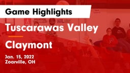 Tuscarawas Valley  vs Claymont  Game Highlights - Jan. 15, 2022