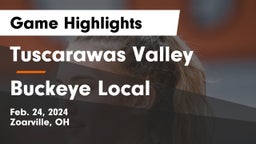 Tuscarawas Valley  vs Buckeye Local  Game Highlights - Feb. 24, 2024