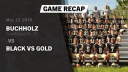 Recap: Buchholz  vs. Black vs gold 2016