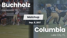 Matchup: Buchholz  vs. Columbia  2017