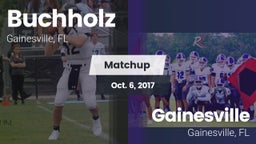 Matchup: Buchholz  vs. Gainesville  2017
