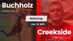 Matchup: Buchholz  vs. Creekside  2017