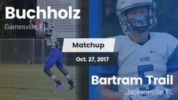 Matchup: Buchholz  vs. Bartram Trail  2017