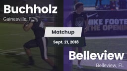 Matchup: Buchholz  vs. Belleview  2018