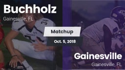 Matchup: Buchholz  vs. Gainesville  2018