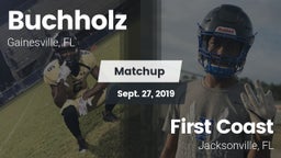 Matchup: Buchholz  vs. First Coast  2019