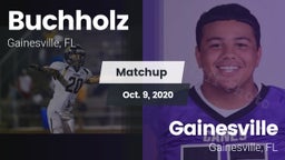 Matchup: Buchholz  vs. Gainesville  2020