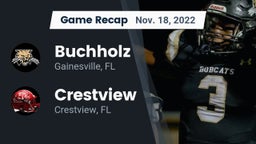 Recap: Buchholz  vs. Crestview  2022