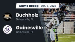 Recap: Buchholz  vs. Gainesville  2023