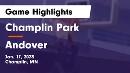 Champlin Park  vs Andover  Game Highlights - Jan. 17, 2023