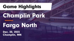Champlin Park  vs Fargo North  Game Highlights - Dec. 30, 2023