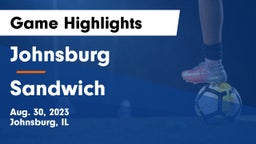 Johnsburg  vs Sandwich  Game Highlights - Aug. 30, 2023