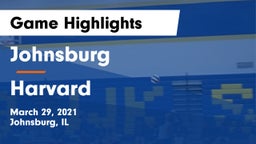 Johnsburg  vs Harvard Game Highlights - March 29, 2021