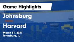 Johnsburg  vs Harvard  Game Highlights - March 31, 2021