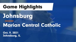Johnsburg  vs Marian Central Catholic  Game Highlights - Oct. 9, 2021