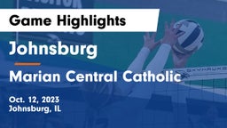 Johnsburg  vs Marian Central Catholic  Game Highlights - Oct. 12, 2023