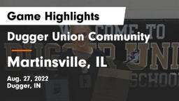 Dugger Union Community   vs Martinsville, IL Game Highlights - Aug. 27, 2022