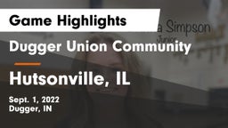 Dugger Union Community   vs Hutsonville, IL Game Highlights - Sept. 1, 2022
