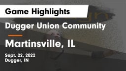 Dugger Union Community   vs Martinsville, IL Game Highlights - Sept. 22, 2022