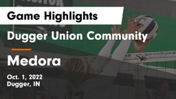 Dugger Union Community   vs Medora  Game Highlights - Oct. 1, 2022