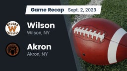 Recap: Wilson  vs. Akron  2023