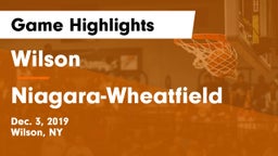 Wilson  vs Niagara-Wheatfield  Game Highlights - Dec. 3, 2019