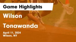 Wilson  vs Tonawanda  Game Highlights - April 11, 2024