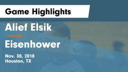 Alief Elsik  vs Eisenhower  Game Highlights - Nov. 30, 2018