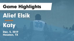 Alief Elsik  vs Katy  Game Highlights - Dec. 5, 2019