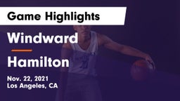 Windward  vs Hamilton  Game Highlights - Nov. 22, 2021