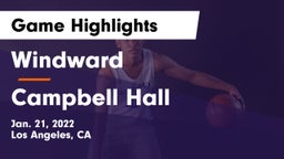 Windward  vs Campbell Hall  Game Highlights - Jan. 21, 2022