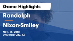 Randolph  vs Nixon-Smiley  Game Highlights - Nov. 16, 2018