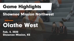 Shawnee Mission Northwest  vs Olathe West   Game Highlights - Feb. 4, 2020