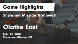 Shawnee Mission Northwest  vs Olathe East  Game Highlights - Feb. 25, 2020
