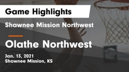 Shawnee Mission Northwest  vs Olathe Northwest  Game Highlights - Jan. 13, 2021