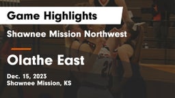 Shawnee Mission Northwest  vs Olathe East  Game Highlights - Dec. 15, 2023