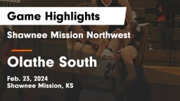 Shawnee Mission Northwest  vs Olathe South  Game Highlights - Feb. 23, 2024