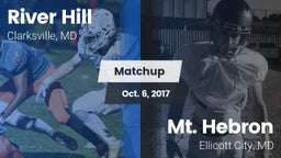 Matchup: River Hill High vs. Mt. Hebron  2017