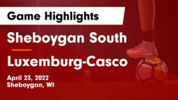 Sheboygan South  vs Luxemburg-Casco  Game Highlights - April 23, 2022