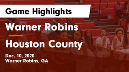 Warner Robins   vs Houston County  Game Highlights - Dec. 10, 2020