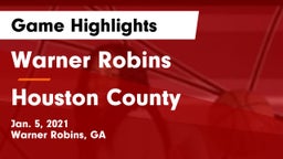Warner Robins   vs Houston County  Game Highlights - Jan. 5, 2021
