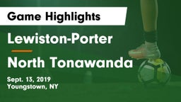 Lewiston-Porter  vs North Tonawanda  Game Highlights - Sept. 13, 2019