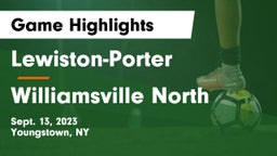 Lewiston-Porter  vs Williamsville North  Game Highlights - Sept. 13, 2023