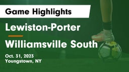 Lewiston-Porter  vs Williamsville South  Game Highlights - Oct. 31, 2023